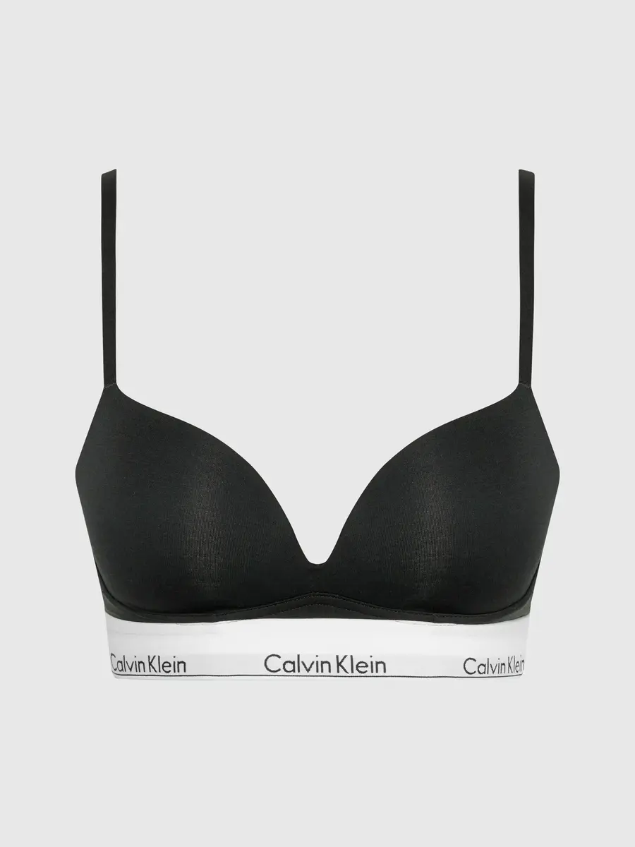 Calvin Klein Push-Up Plunge bh met beugel - Katoen modal - Ademend materiaal - Diep uitgesneden Calvin Klein Push-Up Plunge bh met beugel - Katoen modal - Ademend materiaal - Diep uitgesneden