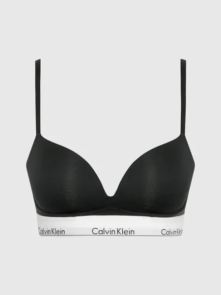 Calvin Klein Push-Up Plunge bh met beugel - Katoen modal - Ademend materiaal - Diep uitgesneden Calvin Klein Push-Up Plunge bh met beugel - Katoen modal - Ademend materiaal - Diep uitgesneden