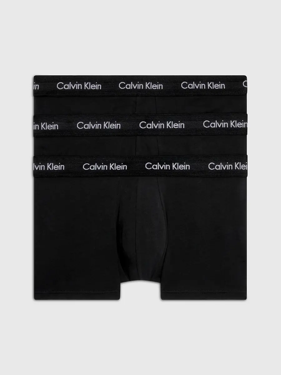 Calvin Klein 3-Pack Low Rise Trunks - lage Boxershorts heren - Mannen hipsters Calvin Klein 3-Pack Low Rise Trunks - lage Boxershorts heren - Mannen hipsters