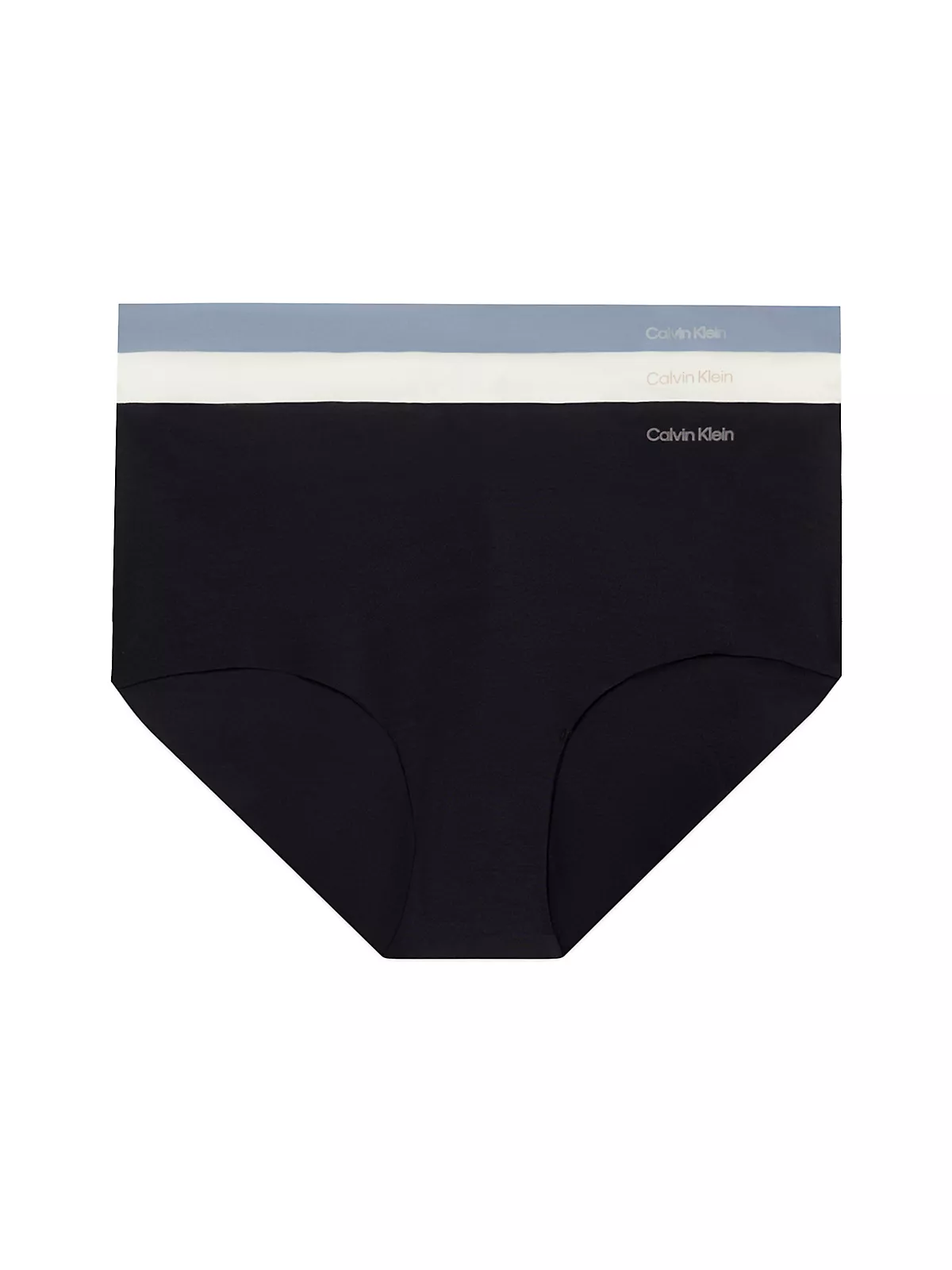 Calvin Klein 3-pack naadloze hipster - Invisible shorts seamless - Zwart