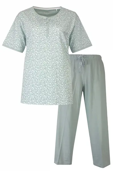 Tenderness dames shortama - Capri Pyjama - Classic - 100% katoenen zomer pyjama