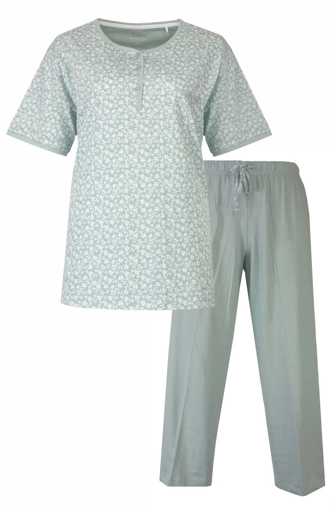 Tenderness dames shortama - Capri Pyjama - Classic - 100% katoenen zomer pyjama