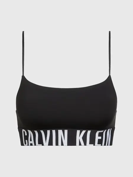 Calvin Klein Bralette dames - Intense Power - Zwart - Dames topje microvezel - Spaghetti bandjes Calvin Klein Bralette dames - Intense Power - Zwart - Dames topje microvezel - Spaghetti bandjes