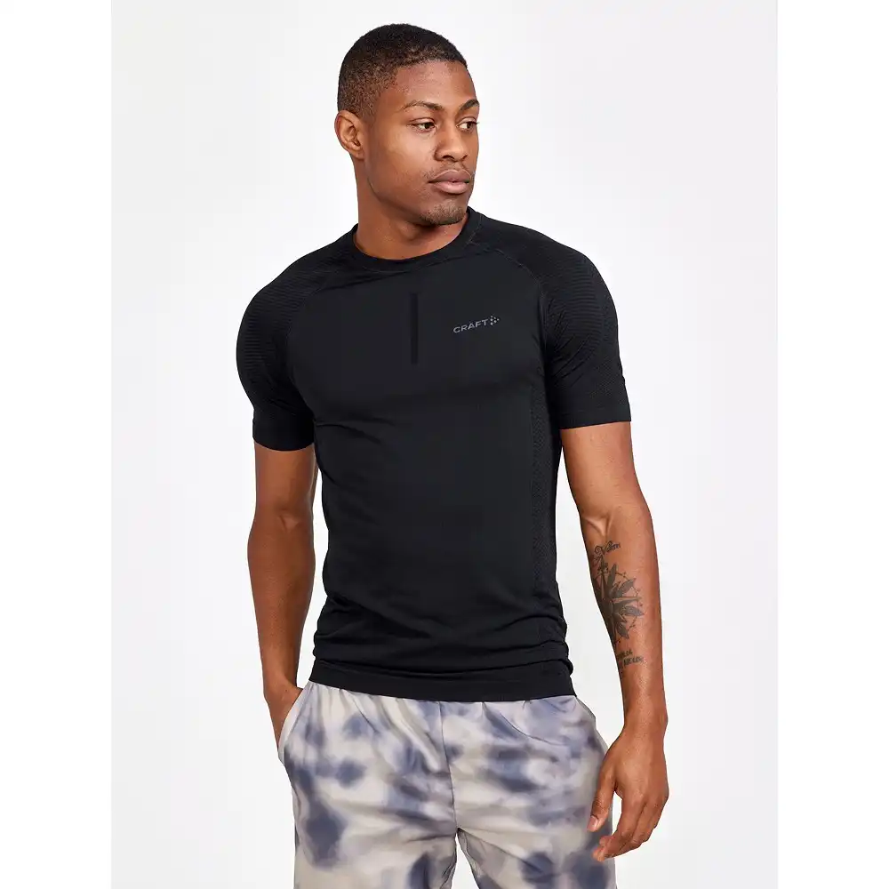 Craft sportshirt heren korte mouw - ADV Cool Intensity - Ondershirt sneldrogend - Polyester - Verkoelend