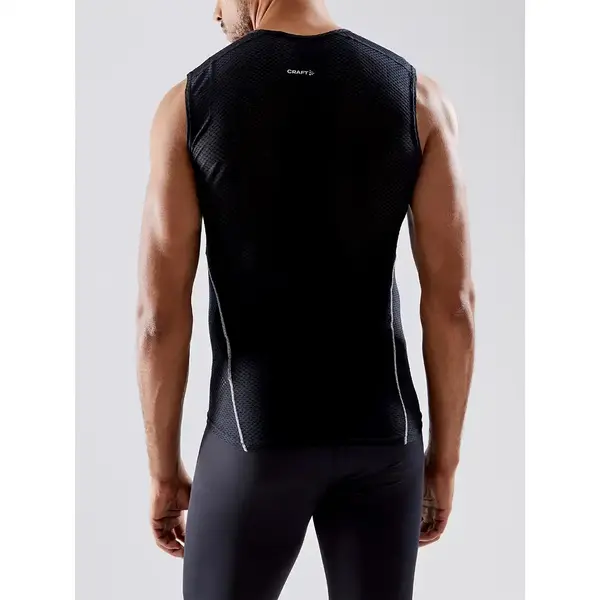 Craft sportshirt heren mouwloos - PRO Cool Mesh Superlight - Naadloze tanktop sneldrogend - Ademend Craft sportshirt heren mouwloos - PRO Cool Mesh Superlight - Naadloze tanktop sneldrogend - Ademend