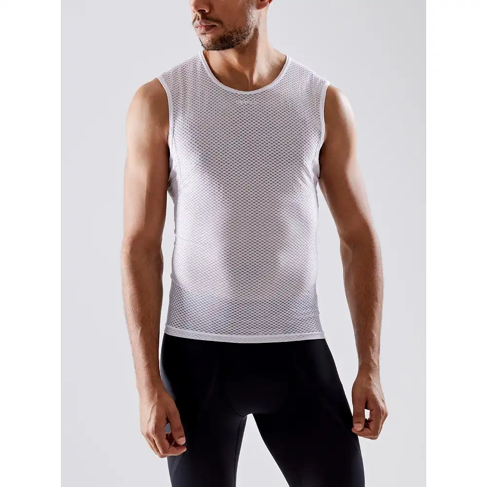 Craft sportshirt heren mouwloos - PRO Cool Mesh Superlight - Naadloze tanktop sneldrogend - Ademend