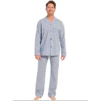 Pastunette Heren Pyjama katoen met knoopsluiting Pastunette Heren Pyjama katoen met knoopsluiting