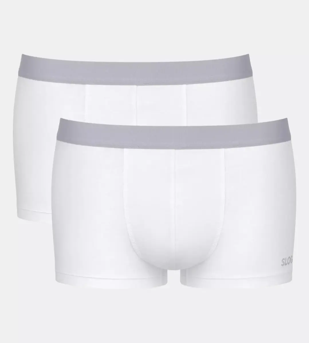 Sloggi 2-Pack hipster heren - GO Abc hipster - Lage heren boxershorts met korte pijpjes Sloggi 2-Pack hipster heren - GO Abc hipster - Lage heren boxershorts met korte pijpjes