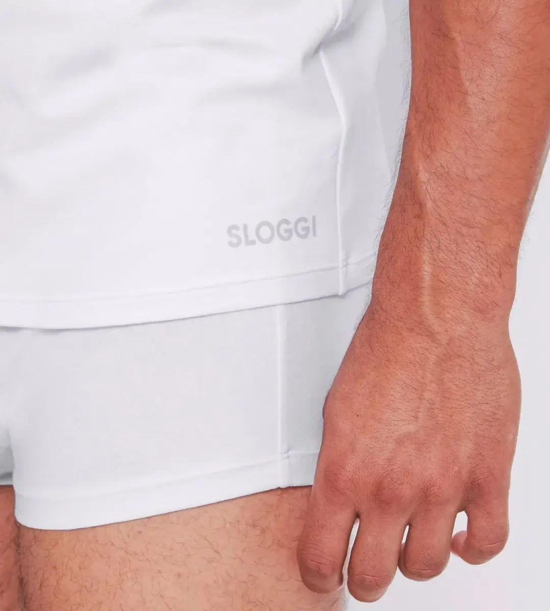 Sloggi 2-pack Go Abc heren T-shirts Korte mouw - Ronde hals - Mannen ondershirt elastisch katoen - Sloggi 2-pack Go Abc heren T-shirts Korte mouw - Ronde hals - Mannen ondershirt elastisch katoen -