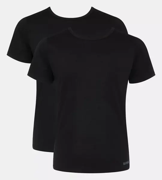 Sloggi 2-pack Go Abc heren T-shirts Korte mouw - Ronde hals - Mannen ondershirt elastisch katoen - Sloggi 2-pack Go Abc heren T-shirts Korte mouw - Ronde hals - Mannen ondershirt elastisch katoen -