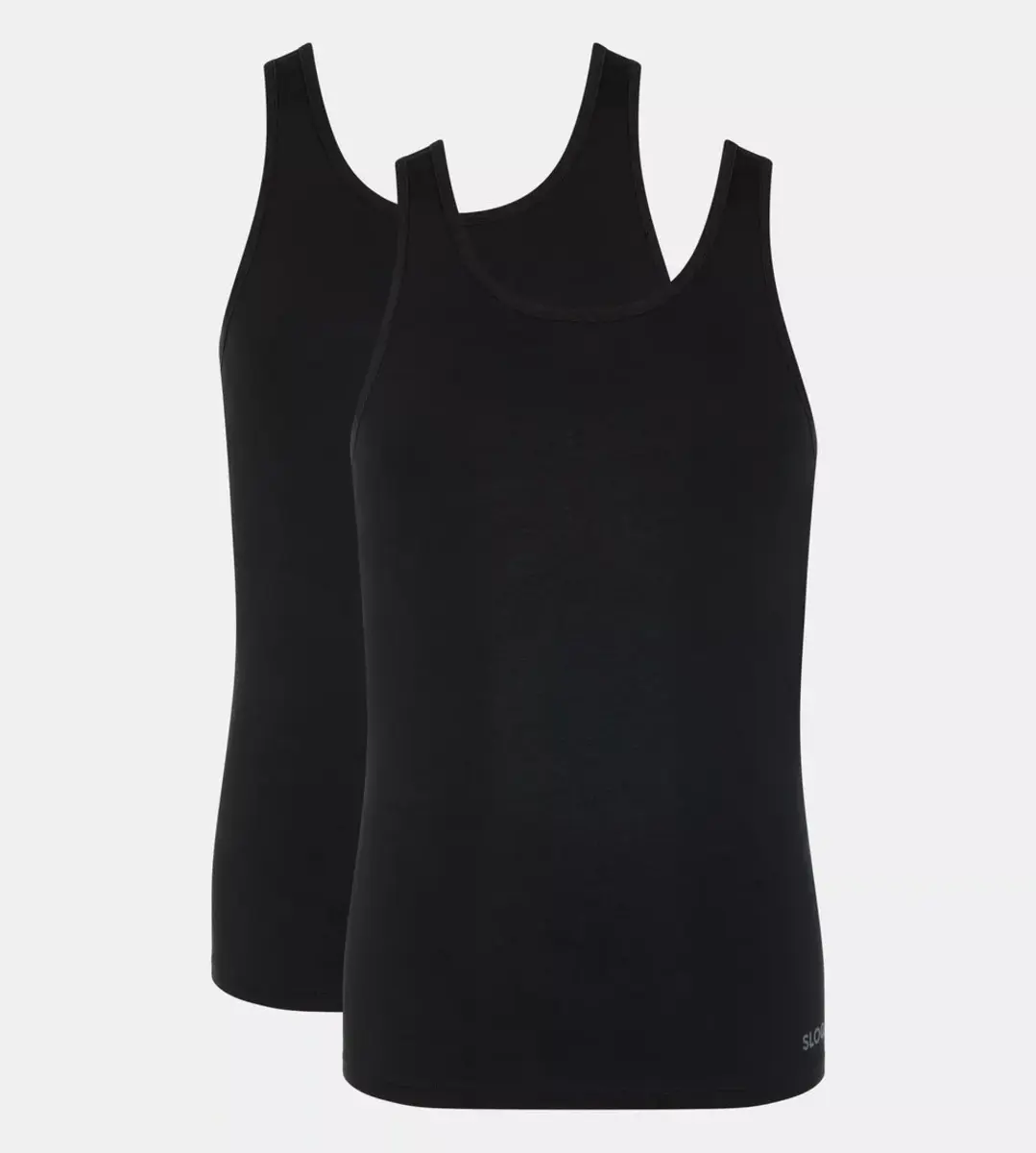 Sloggi 2-pack heren hemden - Tanktop GO Abc - Katoenen Mannen onderhemden - singlets - Hemden heren