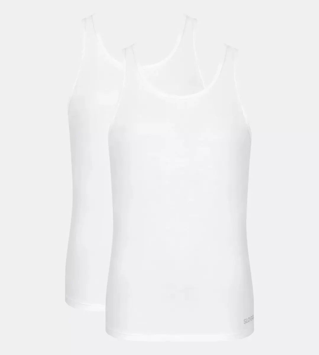 Sloggi 2-pack heren hemden - Tanktop GO Abc - Katoenen Mannen onderhemden - singlets - Hemden heren