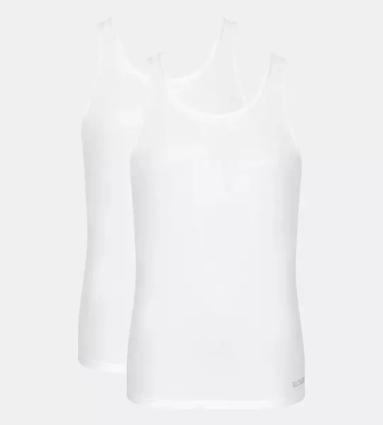 Sloggi 2-pack heren hemden - Tanktop GO Abc - Katoenen Mannen onderhemden - singlets - Hemden heren Sloggi 2-pack heren hemden - Tanktop GO Abc - Katoenen Mannen onderhemden - singlets - Hemden heren