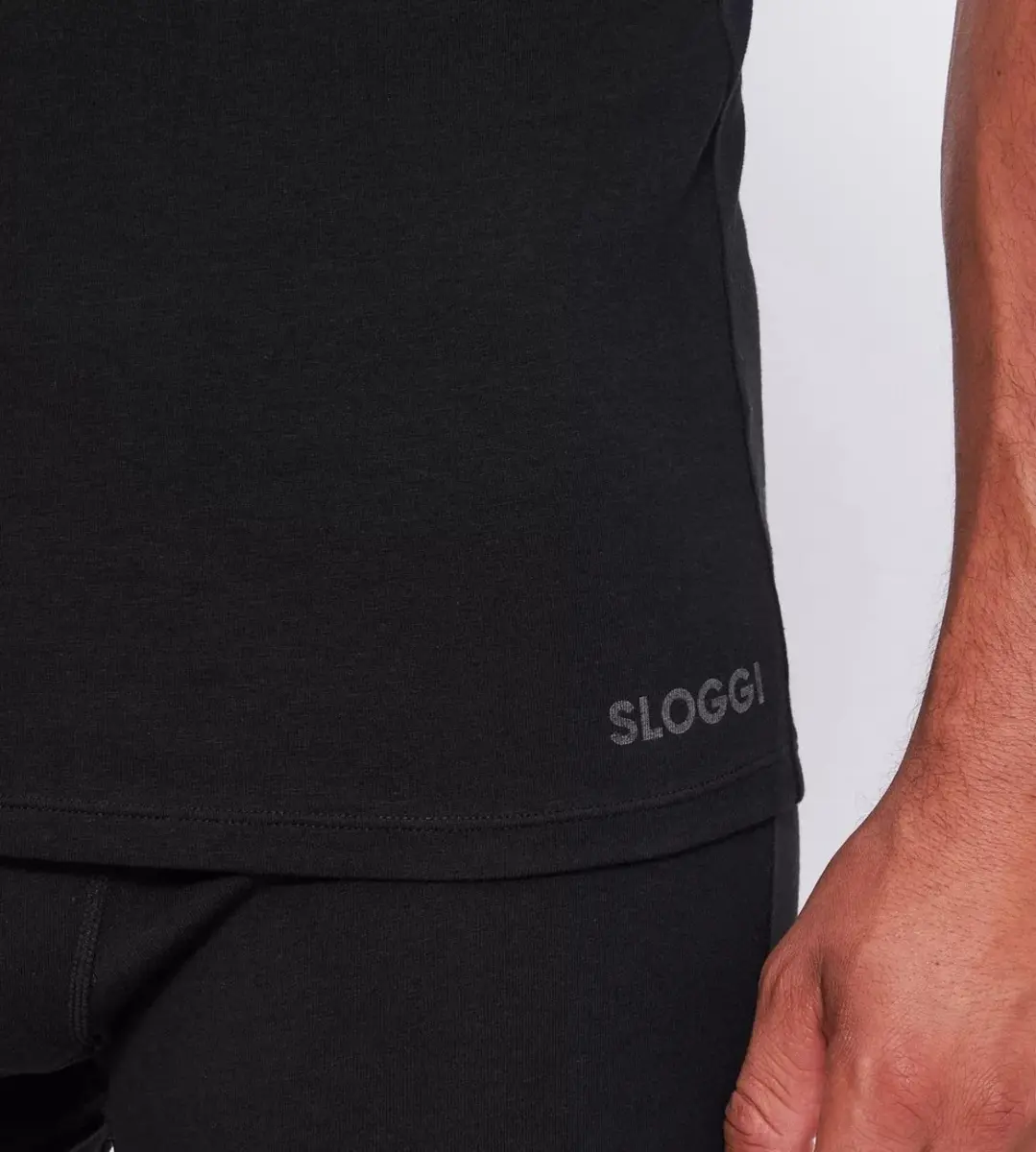 Sloggi 2-pack heren hemden - Tanktop GO Abc - Katoenen Mannen onderhemden - singlets - Hemden heren