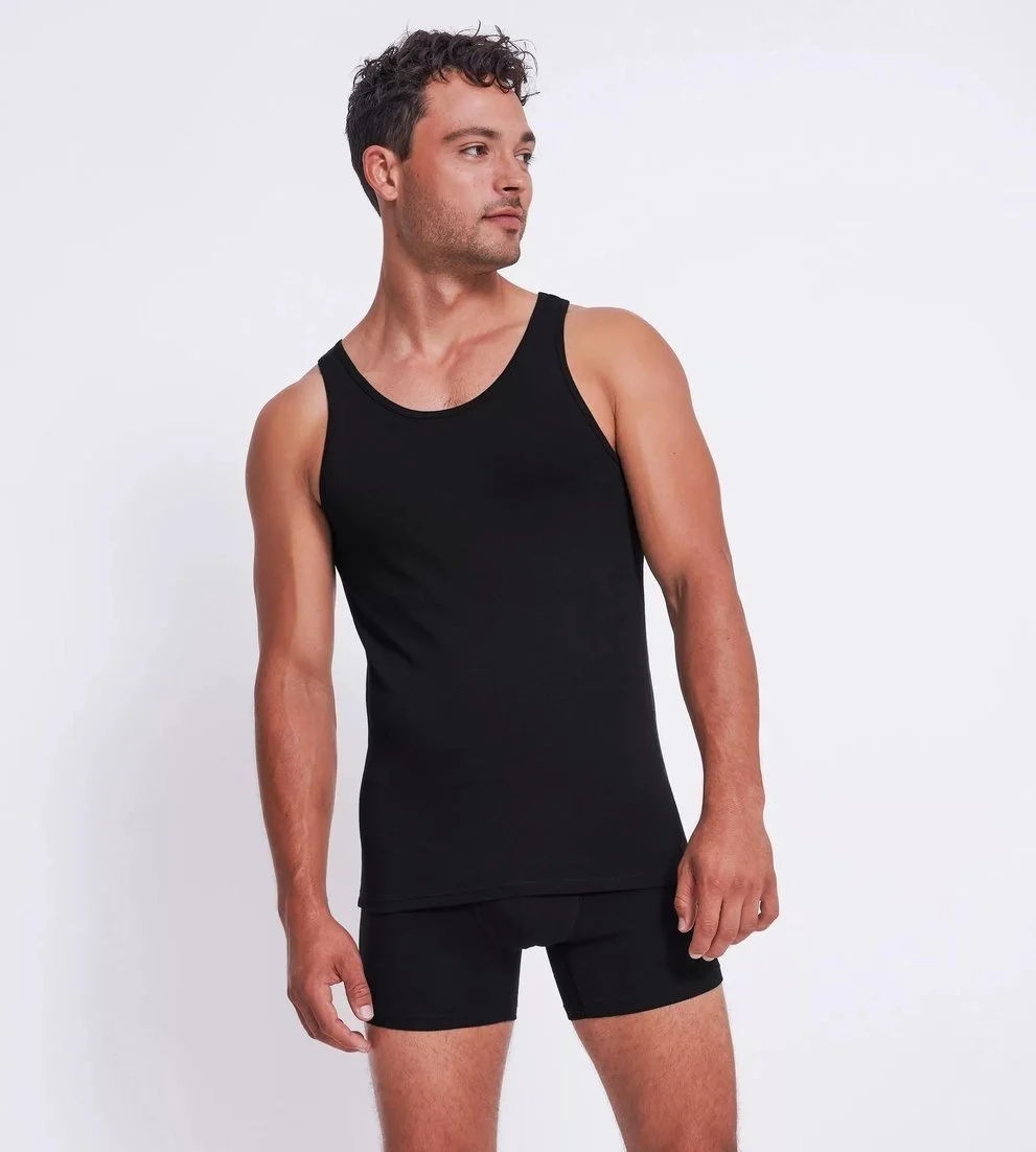 Sloggi 2-pack heren hemden - Tanktop GO Abc - Katoenen Mannen onderhemden - singlets - Hemden heren