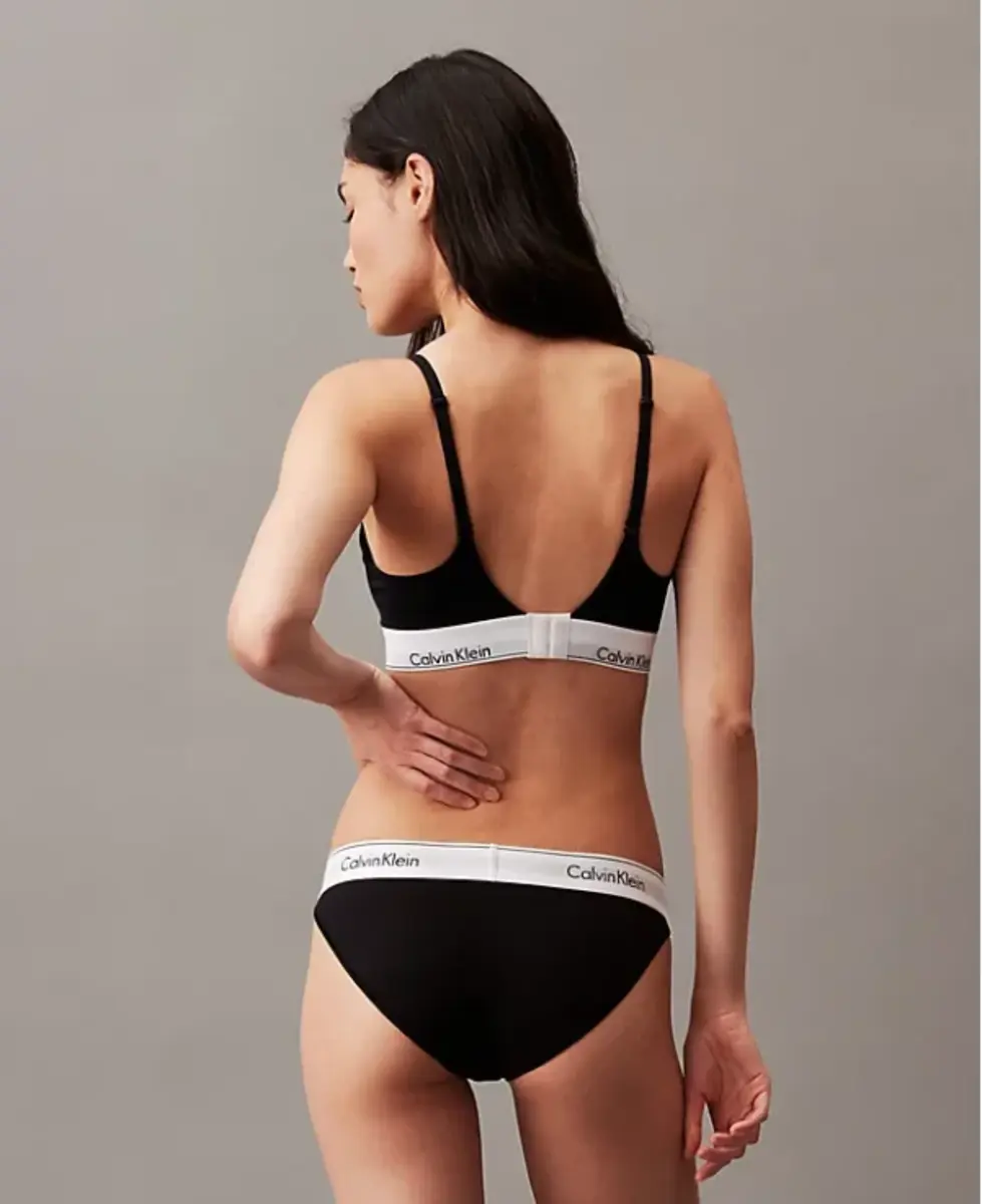 Calvin Klein Push-Up Plunge bh met beugel - Katoen modal - Ademend materiaal - Diep uitgesneden Calvin Klein Push-Up Plunge bh met beugel - Katoen modal - Ademend materiaal - Diep uitgesneden
