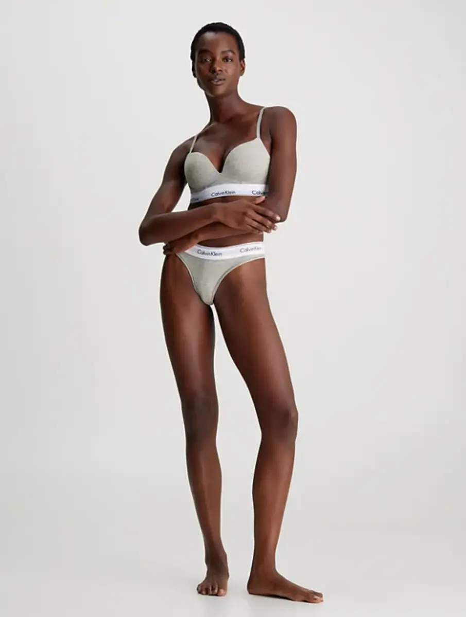 Calvin Klein Push-Up Plunge bh met beugel - Katoen modal - Ademend materiaal - Diep uitgesneden Calvin Klein Push-Up Plunge bh met beugel - Katoen modal - Ademend materiaal - Diep uitgesneden