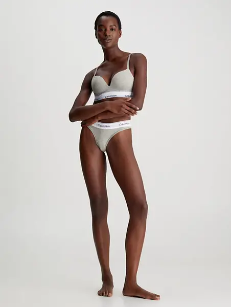 Calvin Klein Push-Up Plunge bh met beugel - Katoen modal - Ademend materiaal - Diep uitgesneden Calvin Klein Push-Up Plunge bh met beugel - Katoen modal - Ademend materiaal - Diep uitgesneden