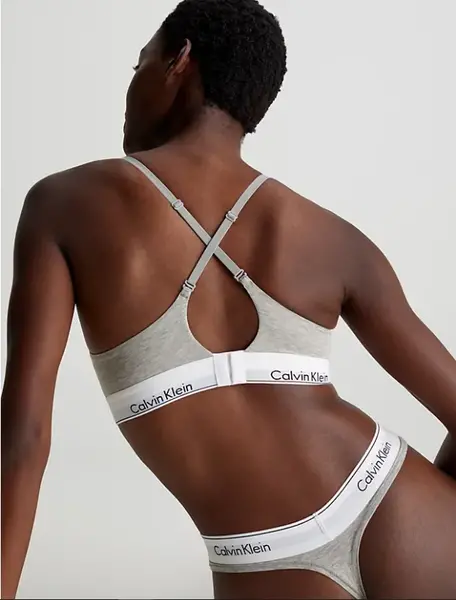 Calvin Klein Push-Up Plunge bh met beugel - Katoen modal - Ademend materiaal - Diep uitgesneden Calvin Klein Push-Up Plunge bh met beugel - Katoen modal - Ademend materiaal - Diep uitgesneden