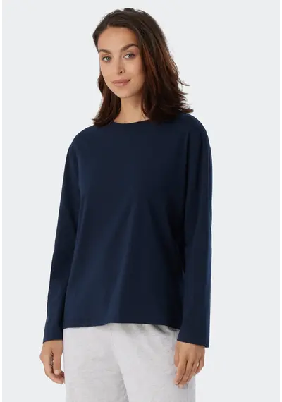 Schiesser pyjamashirt lange mouw - Mix & Relax Schiesser pyjamashirt lange mouw - Mix & Relax