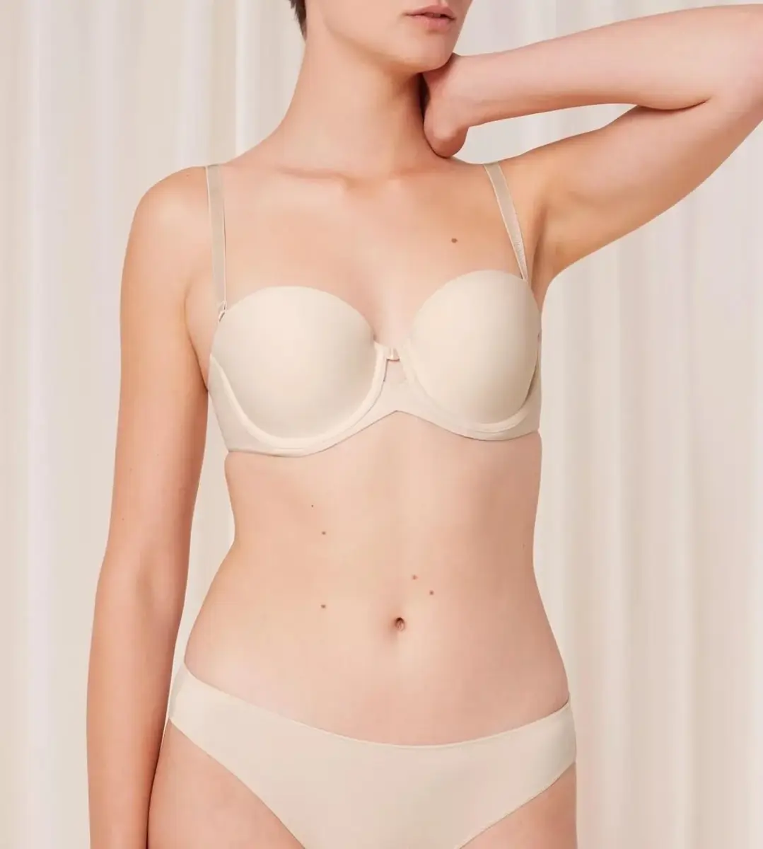 Triumph Beugel BH Strapless - Balconette bh - Pure Micro WDP - Bh met afneembare bandjes - Naadloze cups