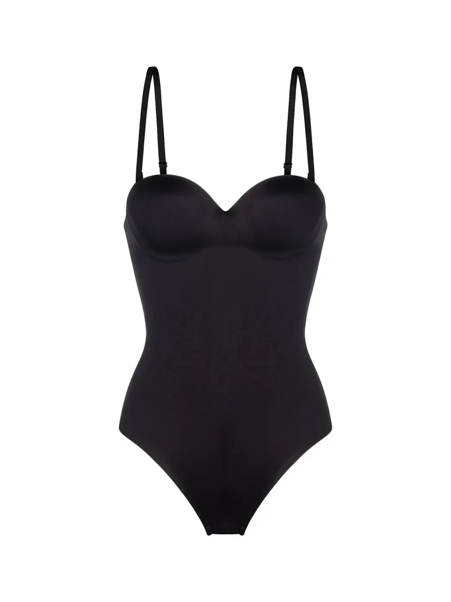 Dorina Strapless corrigerende body dames naadloos - Sublime Sculpt - Shapewear bodysuit met spaghetti bandjes Dorina Strapless corrigerende body dames naadloos - Sublime Sculpt - Shapewear bodysuit met spaghetti bandjes