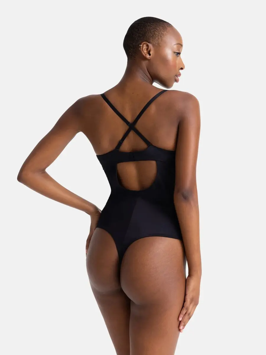 Dorina Strapless corrigerende body dames naadloos - Sublime Sculpt - Shapewear bodysuit met spaghetti bandjes Dorina Strapless corrigerende body dames naadloos - Sublime Sculpt - Shapewear bodysuit met spaghetti bandjes