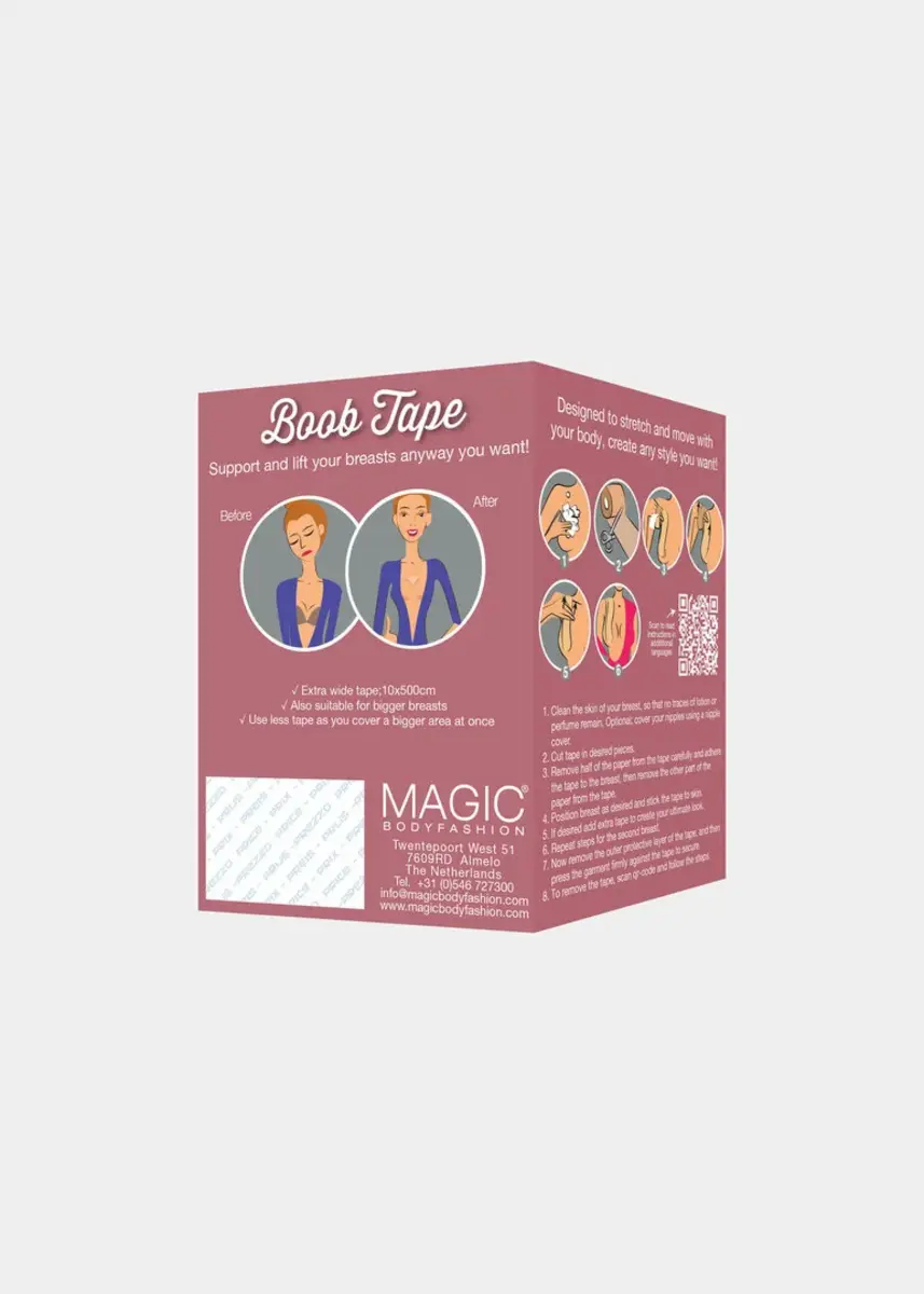 Magic BH Boob tape - Breast tape - Fashion Tape - Extra wijd - BH tape voor kleding met een open rug of blote schouders Magic BH Boob tape - Breast tape - Fashion Tape - Extra wijd - BH tape voor kleding met een open rug of blote schouders