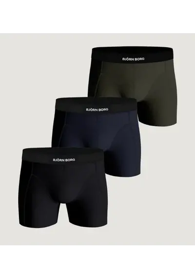 Bjorn Borg 3-pack heren boxershorts Premium Biologisch katoen Bjorn Borg 3-pack heren boxershorts Premium Biologisch katoen