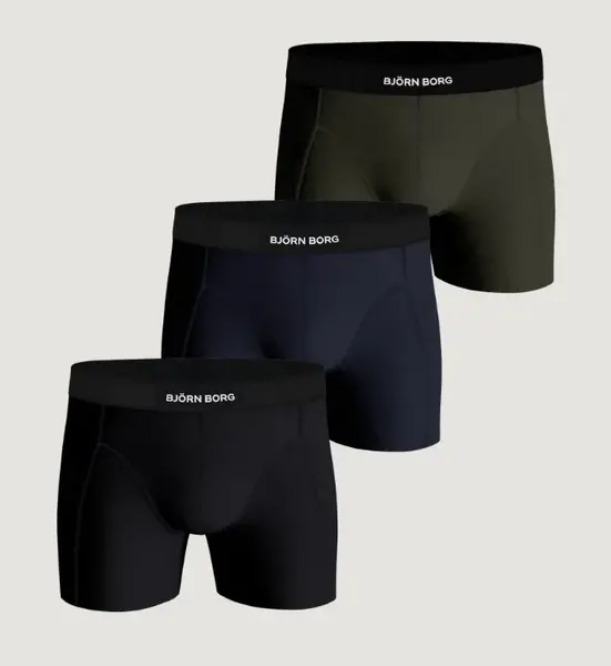 Bjorn Borg 3-pack heren boxershorts Premium Biologisch katoenen heren onderbroeken Bjorn Borg 3-pack heren boxershorts Premium Biologisch katoenen heren onderbroeken