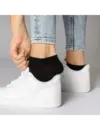 Gianvaglia 6-paar sneaker sokken - Coloured - Multipack enkelsokken zwart voor dames en heren - Elastisch katoen