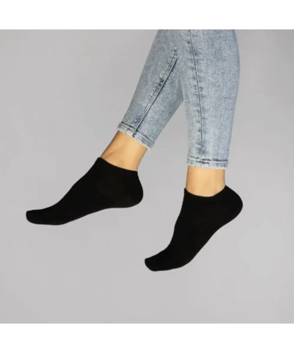 Gianvaglia 6-paar sneaker sokken - Coloured - Multipack enkelsokken zwart voor dames en heren - Elastisch katoen