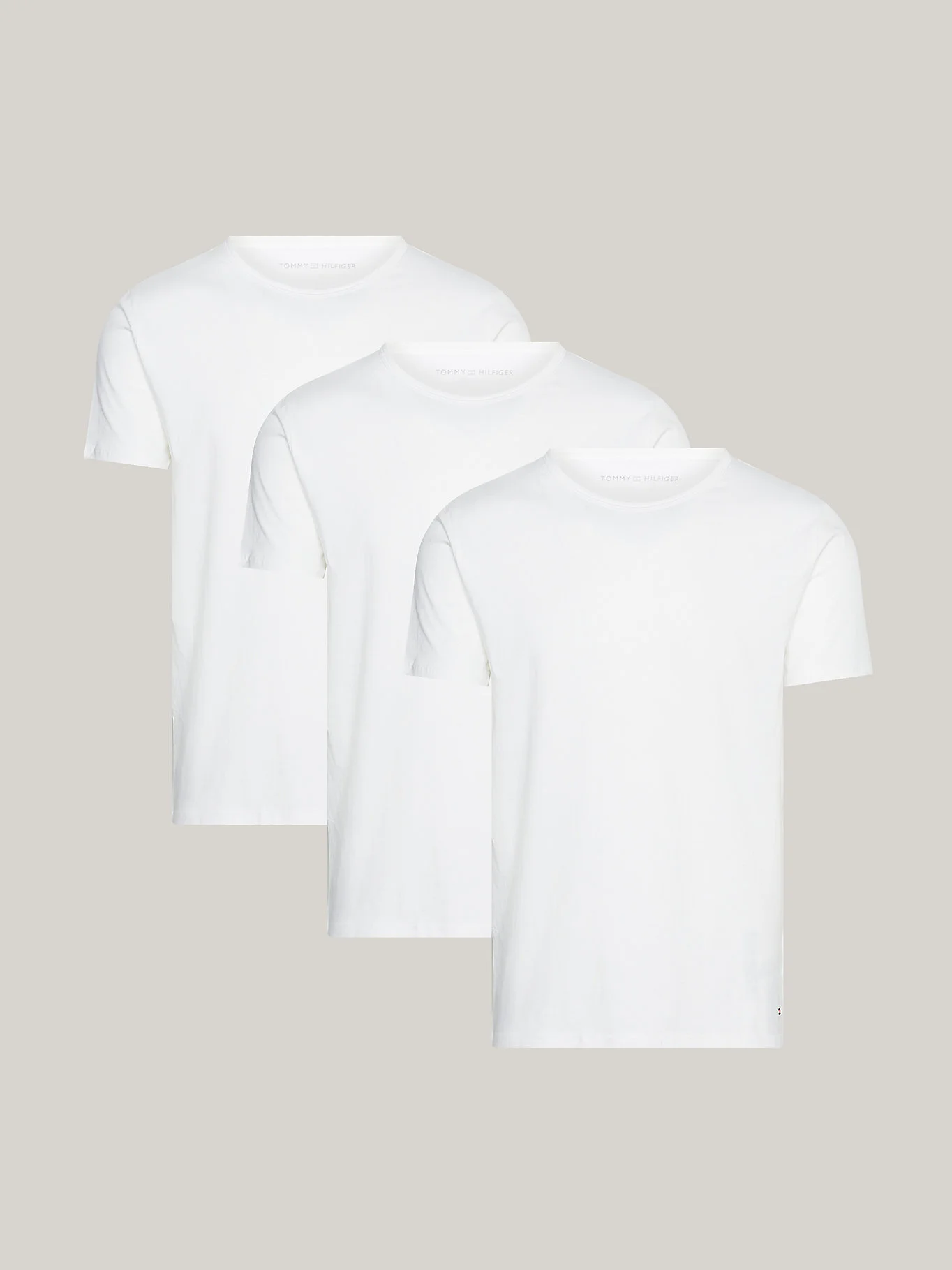 Tommy Hilfiger Stretch T-Shirt 3-pak - Elastisch katoen