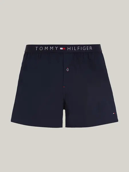 Tommy Hilfiger Wijde Heren Boxershorts - Classic - 100% katoenen donkerblauwe losse boxershorts