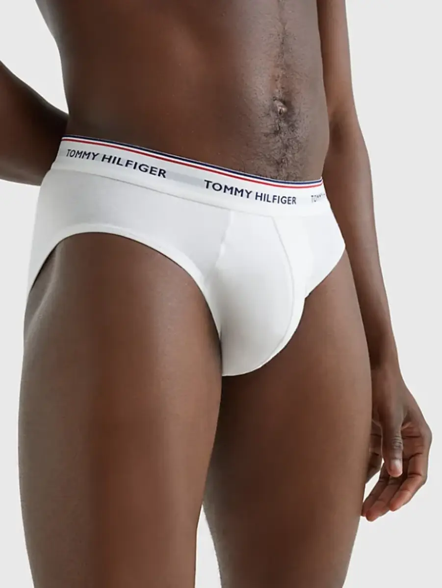 Tommy Hilfiger 3-Pack Heren slips - Hip Brief - Heup heren onderbroeken elastisch katoen Tommy Hilfiger 3-Pack Heren slips - Hip Brief - Heup heren onderbroeken elastisch katoen