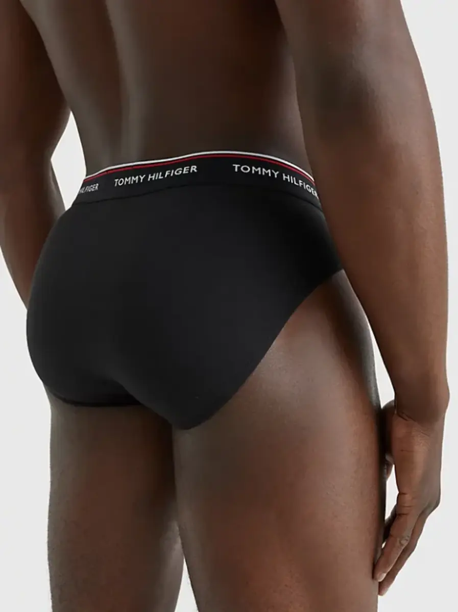 Tommy Hilfiger 3-Pack Heren slips - Hip Brief - Heup heren onderbroeken elastisch katoen Tommy Hilfiger 3-Pack Heren slips - Hip Brief - Heup heren onderbroeken elastisch katoen