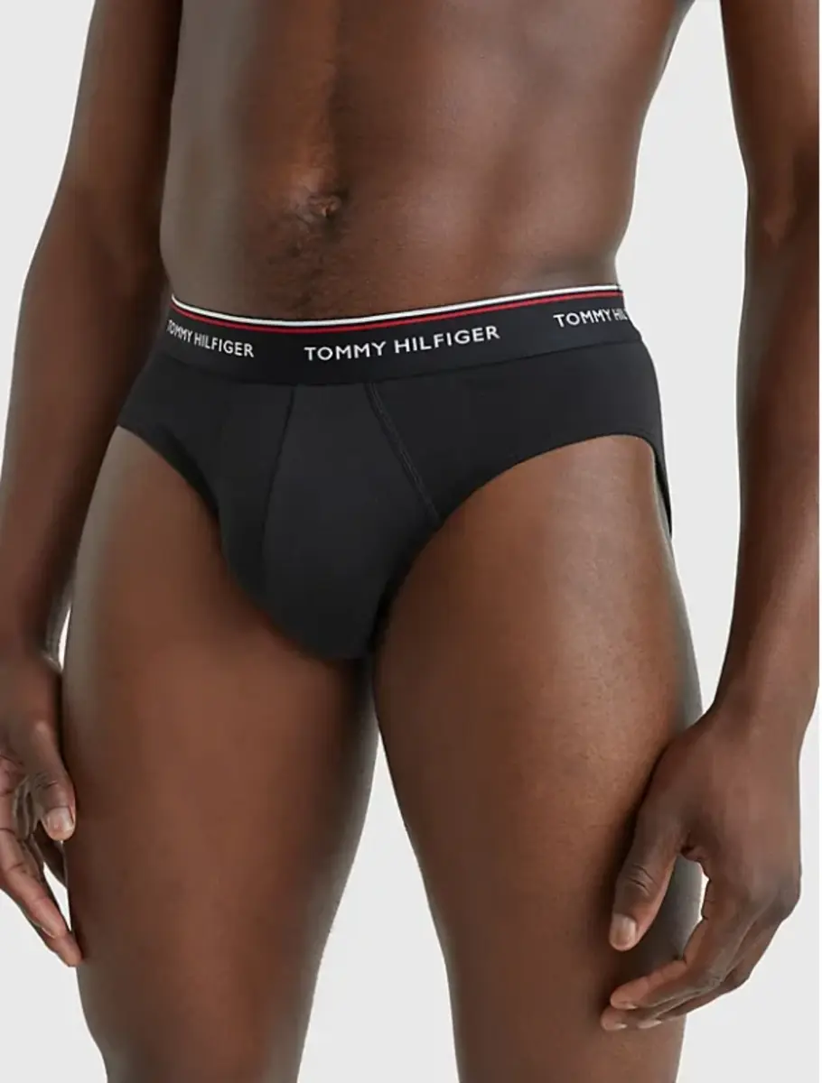 Tommy Hilfiger 3-Pack Heren slips - Hip Brief - Heup heren onderbroeken elastisch katoen Tommy Hilfiger 3-Pack Heren slips - Hip Brief - Heup heren onderbroeken elastisch katoen
