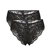 Pieces 2-Pack dames slips kant - Lace Wide Brief - Lina