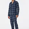 Schiesser heren lange pyjama 180276- Ruit
