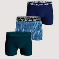 Bjorn Borg 3-Pack jongens boxershort - Geographic