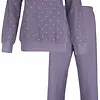 Tenderness dames pyjama Fleece  - Winter Purple