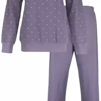 Tenderness dames pyjama Fleece  - Winter Purple