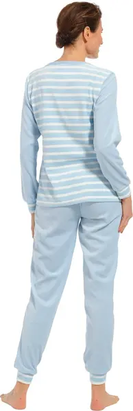 Pastunette dames pyjama Badstof - Blue Stone - Warme pyjama maat 52 Pastunette dames pyjama Badstof - Blue Stone - Warme pyjama maat 52
