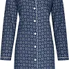 Pastunette Nachthemd dames Flanel - Classic Blue