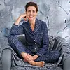 Pastunette dames pyjama Flanel - Modern Blue