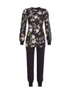 Ringella dames pyjama lange mouw - Dark Flower - maat 46
