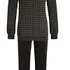 Ringella huispak heren - Jacquarddessin - Ruit - Mannen warm pyjama pak