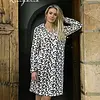 Ringella Fleece badjas dames - Panter