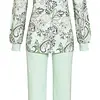 Ringella dames pyjama met knoopsluiting - Paisley mint