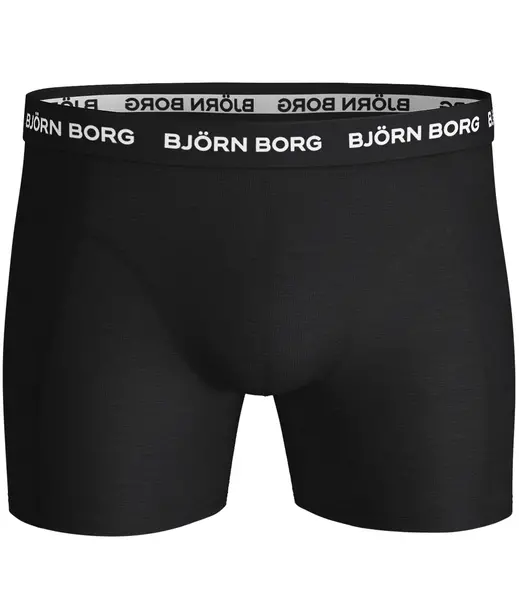 Bjorn Borg 5-pack heren boxershort - Zwarte heren onderbroeken katoen - Mannen ondergoed Bjorn Borg 5-pack heren boxershort - Zwarte heren onderbroeken katoen - Mannen ondergoed